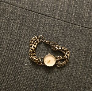 Gold-Tone Chain Bracelet Watch - Women